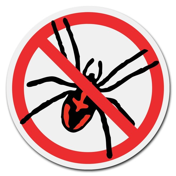 Signmission Corrugated Plastic Sign With Stakes 16in Circular-No Spider C-16-CIR-WS-No Spider